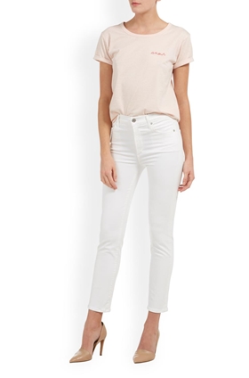 Citizens of Humanity Jeans Cara High Rise Cigarette Jean in Optic White