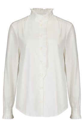 Frame EASY PLEATED TOP IN BLANC