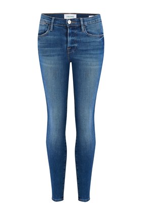 Frame LE HIGH SKINNY JEAN IN PACKARD