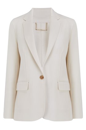 Frame BOYFRIEND BLAZER IN OFF WHITE