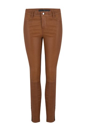 J Brand Jeans L8001 SKINNY LEATHER JEAN IN ÉCLAIR