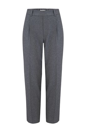 easy tapered pull-on trouser in heather grey