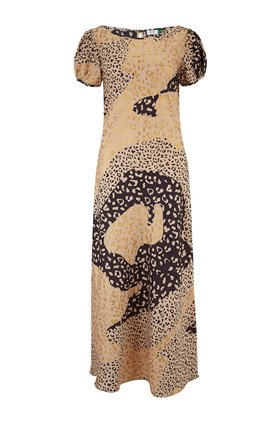 Rixo Reese Short Sleeve Midi Dress