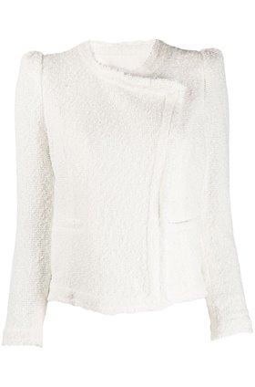 carta jacket in white