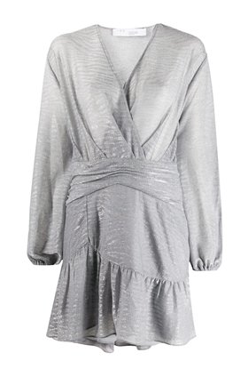 IRO GESTA DRESS IN STONE GREY