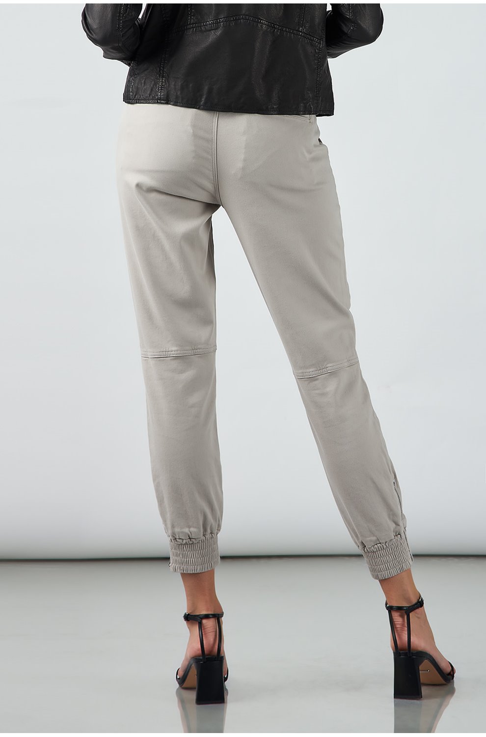 Trilogy Stores | ARKIN ZIP ANKLE JOGGER IN DRIFTWOOD
