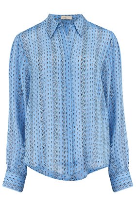 Levete Room HAZEL BLOUSE IN BLUE MIX