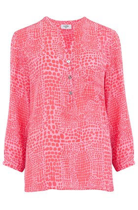 exclusive stanford blouse in mermaid pink