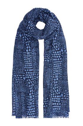 Mercy Delta SIGNATURE SCARF IN SEA BLUE