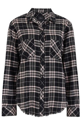 Rails LEO SHIRT IN ONYX PEACH