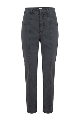 Rebecca Taylor La Vie STRETCH TWILL PANT IN WASHED BLACK