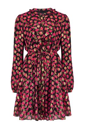 Saloni TILLY DRESS IN SCARLETT DAISY