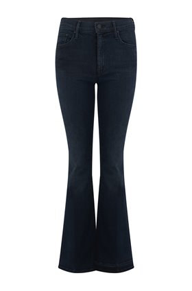 the weekender flared jean in blackbird