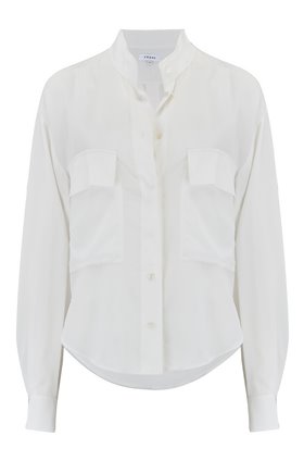 clean safari shirt in off white