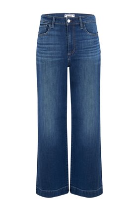 Paige ANESSA CROP WIDE LEG JEAN IN BIG BEAR
