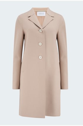boxy coat in sand