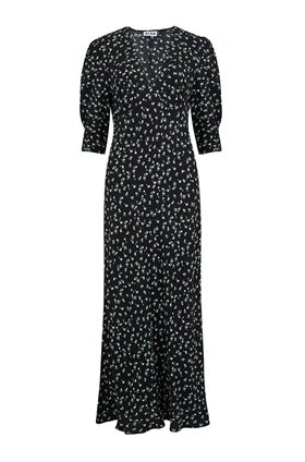 Rixo ZADIE MIDI DRESS IN DITSY FLORAL