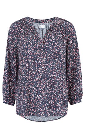 BRIANA CHALLIS TOP IN AZALEA