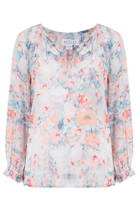 JESSA BLOUSE IN WATERCOLOUR