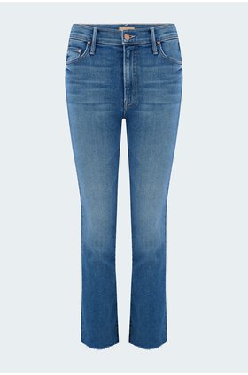 insider crop step fray jean in hey sun
