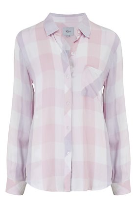 HUNTER SHIRT IN LAVENDER, BLOSSOM & WHITE