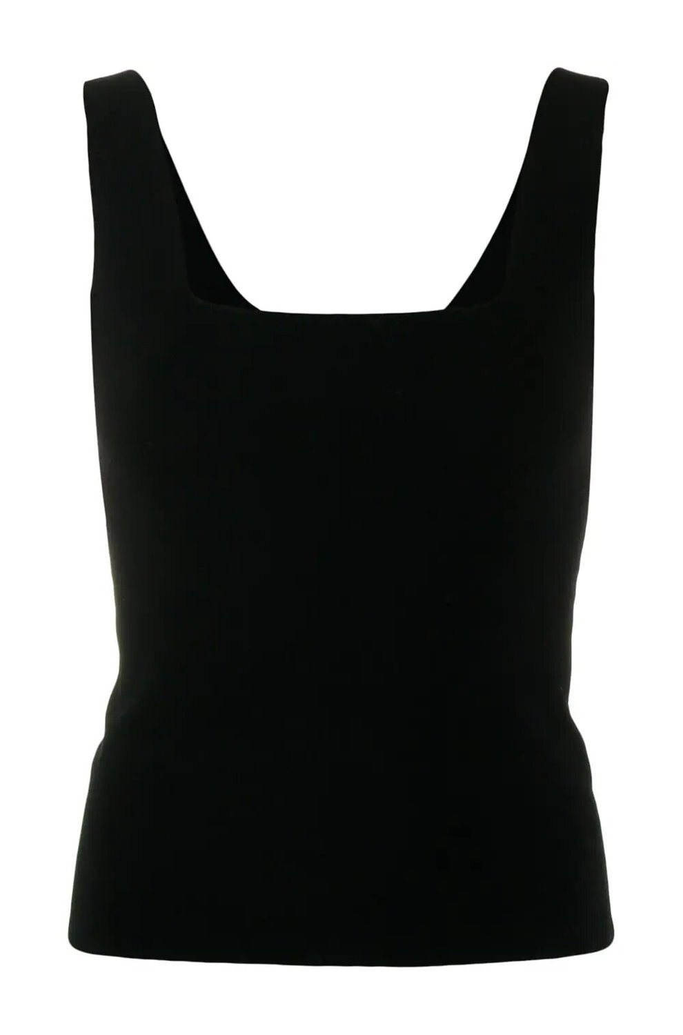 Trilogy Stores | SQUARE NECK TANK TOP IN BLACK