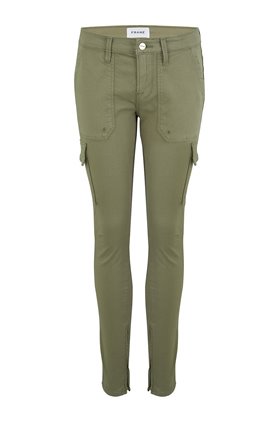 CARGO SKINNY TROUSER IN WASHED OD