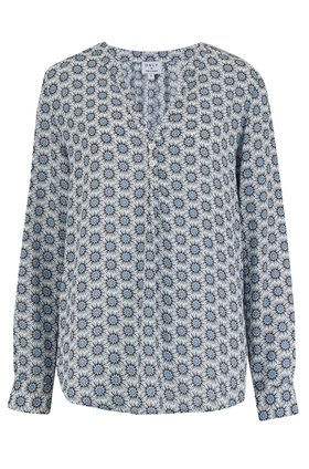 PENELOPE BLOUSE IN NAVY SKY STARBURST