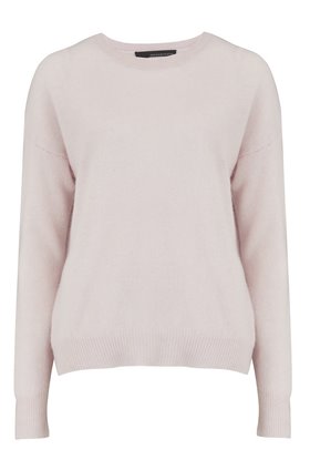 BRENNA CREW NECK JUMPER IN TUTU PINK