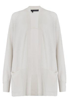 MICHAELA LONG CARDIGAN IN WHITE