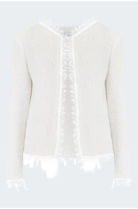 shavani jacket in white