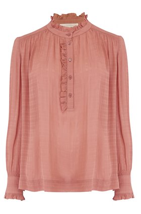 nina blouse in blush