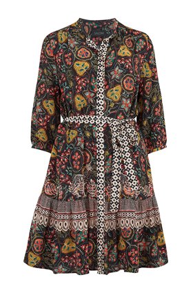 tyra dress in batik border