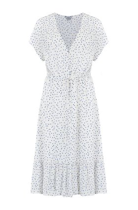 kiki dress in white wisteria