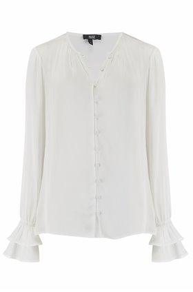 vienne blouse in white