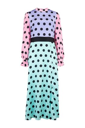 marley dress in polka dot mix