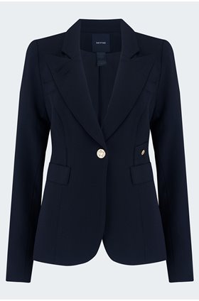 classic duchess blazer in navy