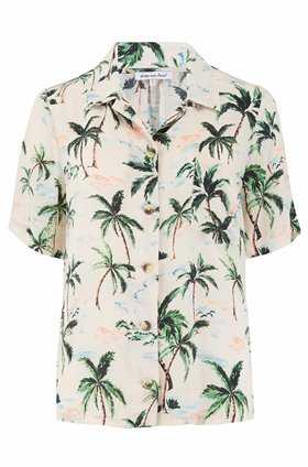 ashley shirt in white palm