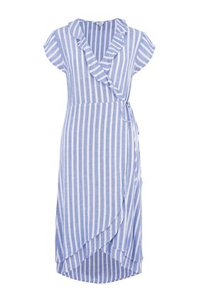 louisa dress in juneau stripe