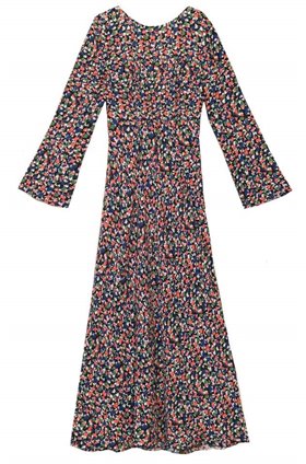 mimi dress in smudge print