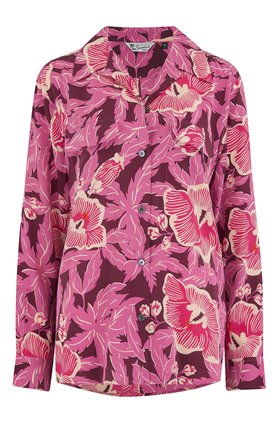 amaia shirt in red violet multi