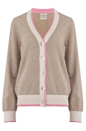 double rib cardigan