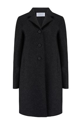 boxy coat in anthracite