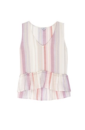 mira top in juliette stripe