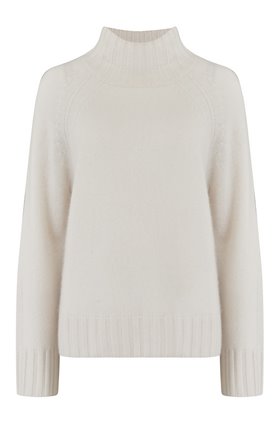 leighton turtleneck jumper in chalk