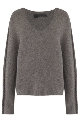 kandice stitch detail jumper in porcupine