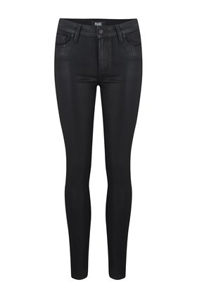 hoxton ankle jean in black fog coated
