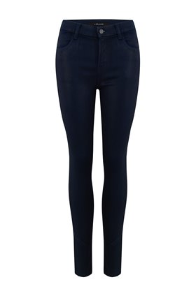 J Brand Jeans Maria Skinny Jean in Coated Electric