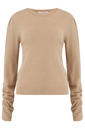 gabby sweater in caramel heather
