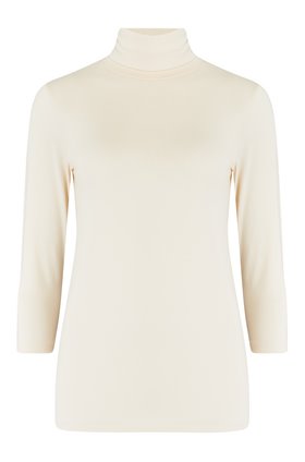 aja turtleneck in vintage white